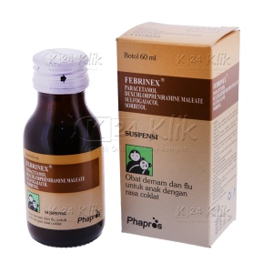 Febrinex Sirup 60ml (per Botol)